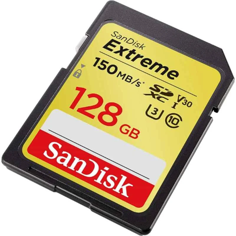 SanDisk Extreme 128GB SDXC Camera Card, SDSDXV5-128G-GNCIN - view 2