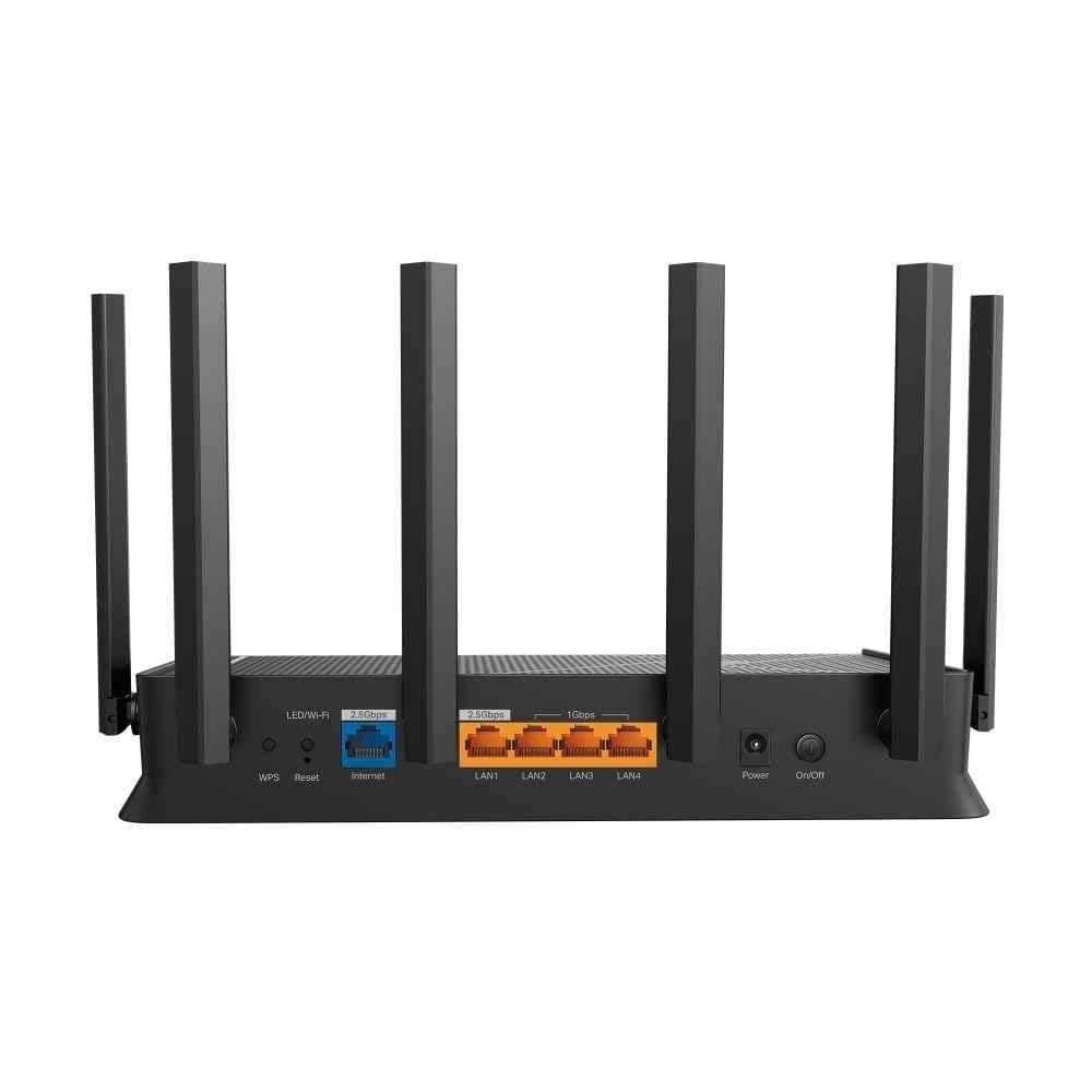 TP-Link Archer BE400 6.5Gbps Black Wi-Fi 7 Router with Alexa & Google Assistant, BE6500 - view 1