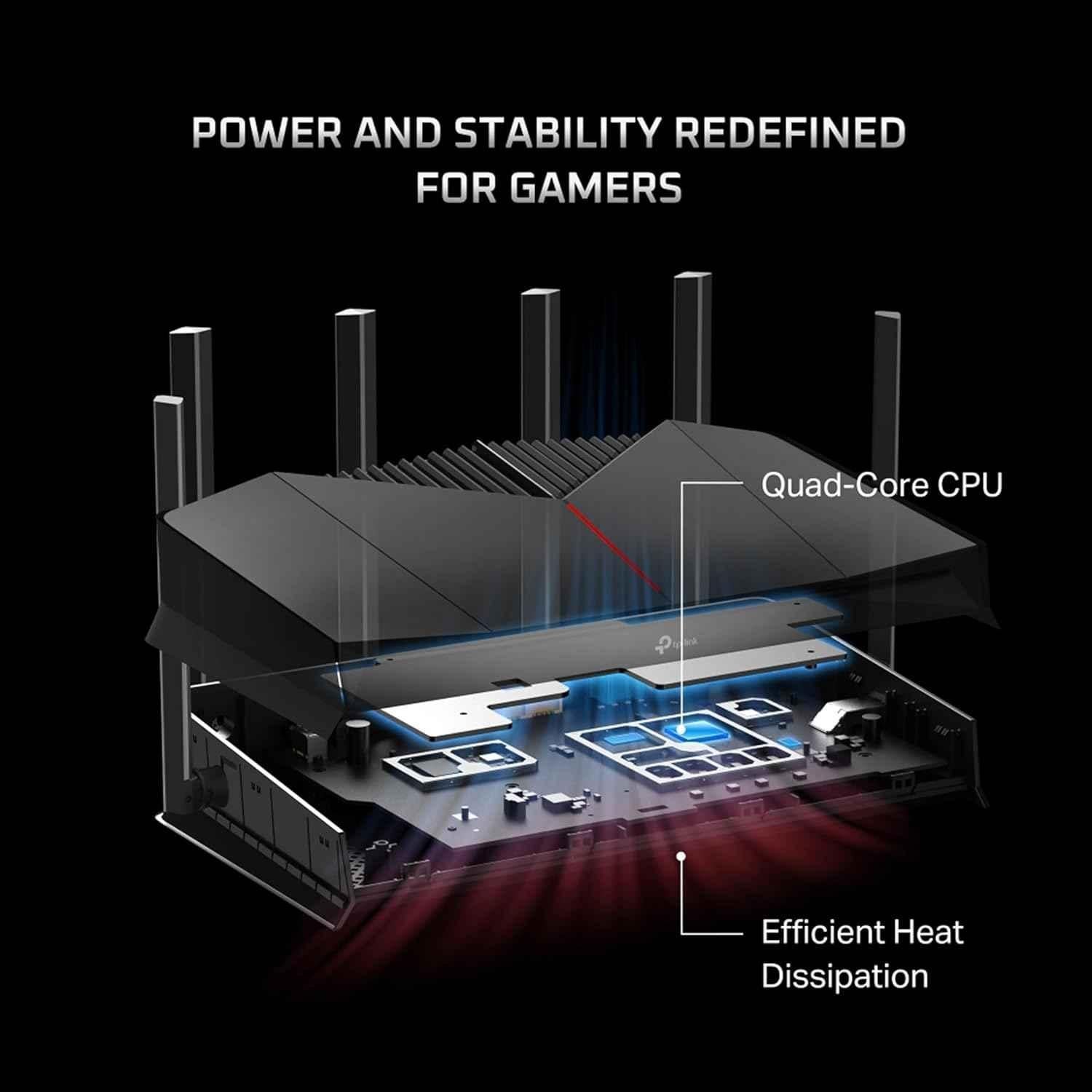 TP-Link Archer GE400 BE6500 6.5Gbps Dual-Band Wi-Fi 7 Gaming Router - view 1