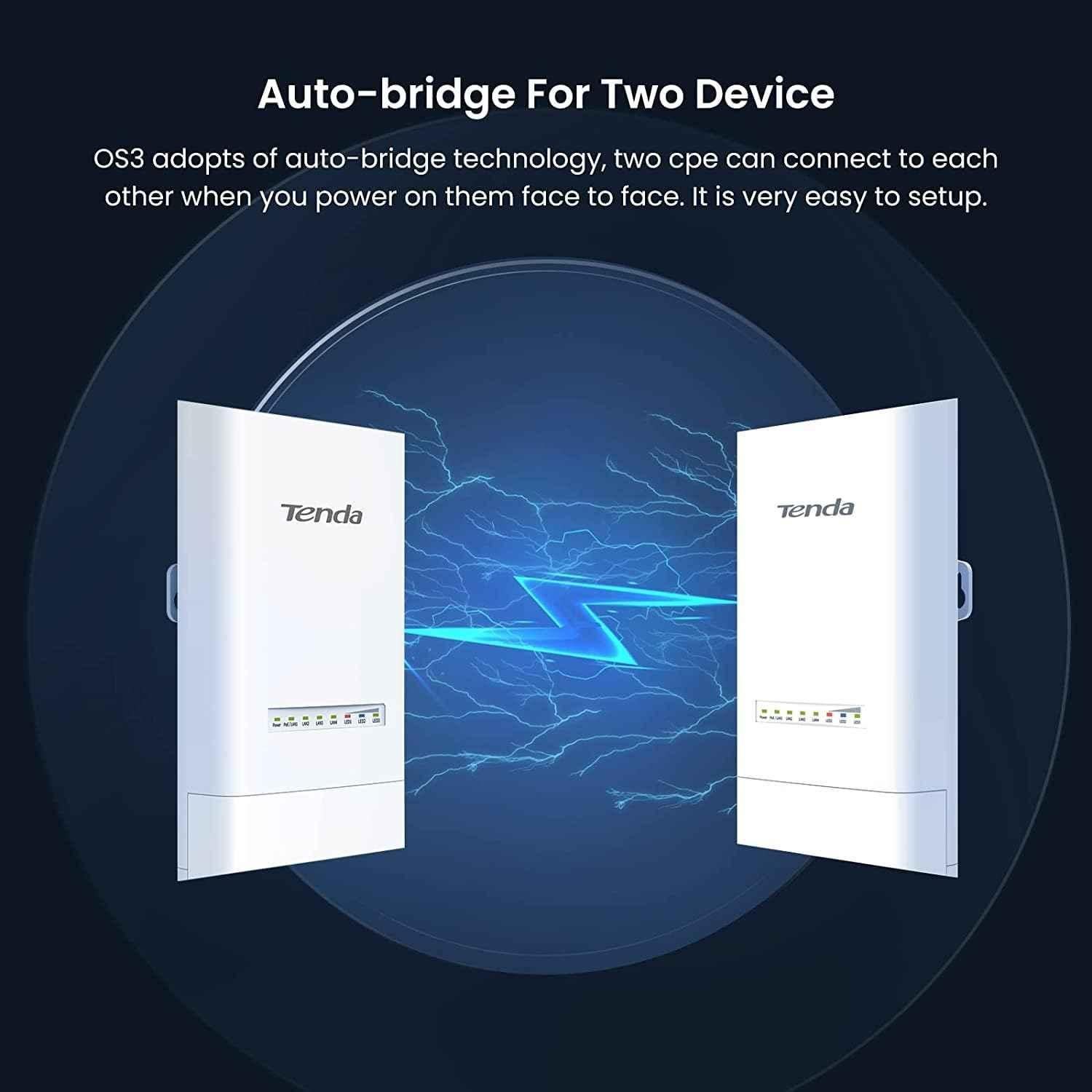 Tenda OS3 867Mbps 5GHz 12dBi 11AC Outdoor Point to Point Wireless Bridge CPE - view 4