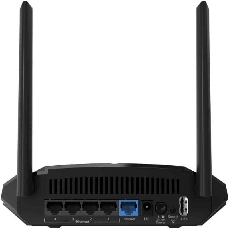 Netgear R6120-100INS AC1200 Dual-Band Wi-Fi Router Black - view 1