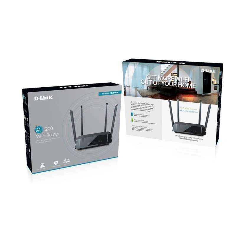 D-Link DIR-842 Black Wi-Fi Router - view 2