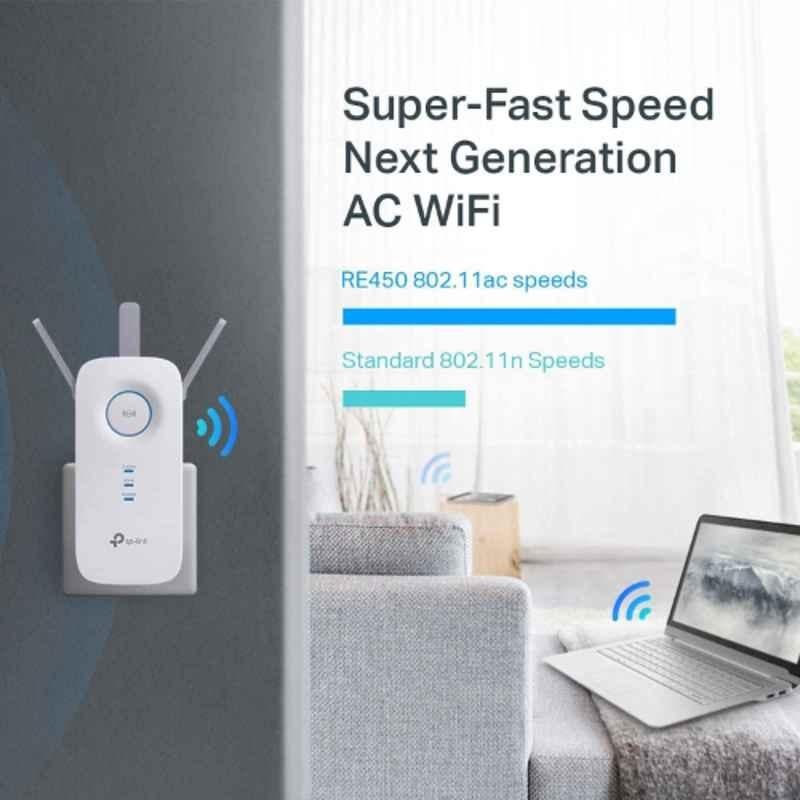 TP-Link RE450 450-1300Mbps Wi-Fi Range Extender, AC1750 - view 2