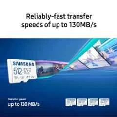 Samsung EVO Plus 64GB MicroSDXC UHS-I U1 FHD & 4K UHD Memory Card with Adapter - view 4