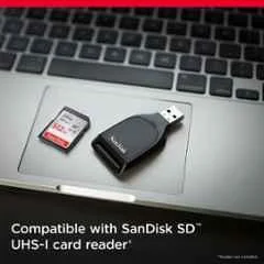 SanDisk Ultra 256GB Metallic Silver SDXC UHS-I Camera Card, SDSDUN4-256G-GN6IN - view 1