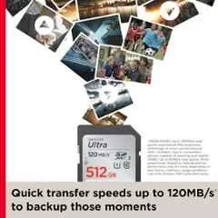 SanDisk Ultra 256GB Metallic Silver SDXC UHS-I Camera Card, SDSDUN4-256G-GN6IN - view 2