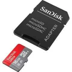 SanDisk U1 A1 98Mbps 16GB Ultra MicroSDHC Memory Card, SDSQUAR-016G-GN6MA - view 2