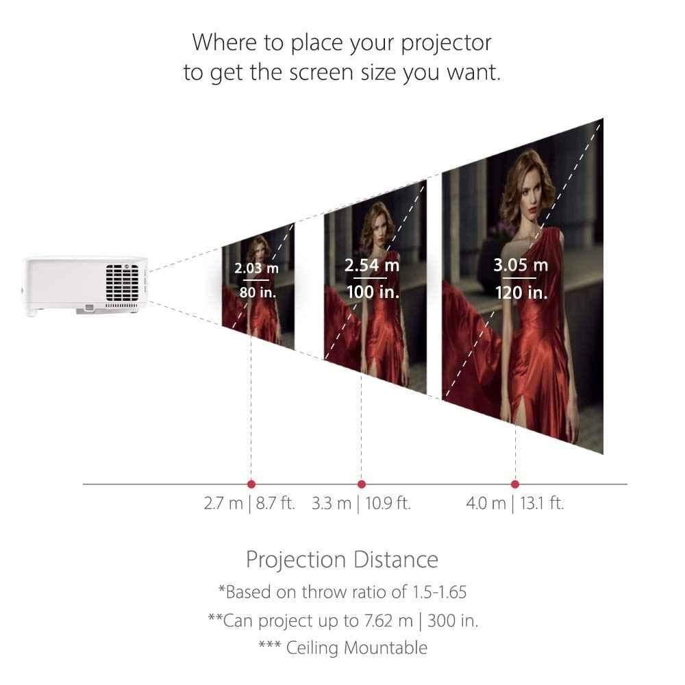 ViewSonic CPB701-4K 203W 3840x2160p 3500 ANSI Smart Projector with 4K Support & 300 inch Display, PX701-4K - view 1