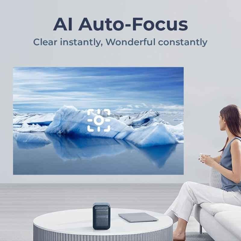 WANBO T2 Max 450 ANSI Lumens Portable Android Projector, Native 1080p FHD, 4K HDR, Wi-Fi + Bluetooth, Closed Engine, Preload Apps, 2 Built-in Speakers - view 2