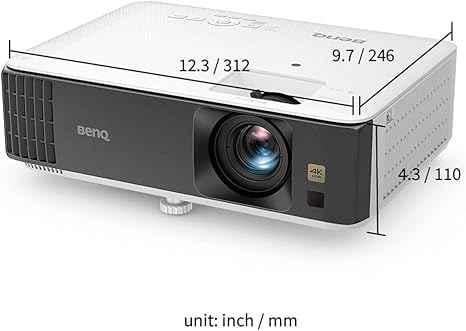 BenQ TK700 3200 ANSI lumens DLP Home Cinema Projector, 4K UHD HDR, 200" Screen, Sports Mode, eARC, 16ms Low Input Lag, 2D Keystone,3D, Console Support - view 2