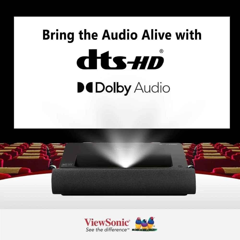 ViewSonic X2000L-4K 74W 3840x2160p 2000 ANSI Smart Projector with Dolby, DTS & 4K Support - view 1