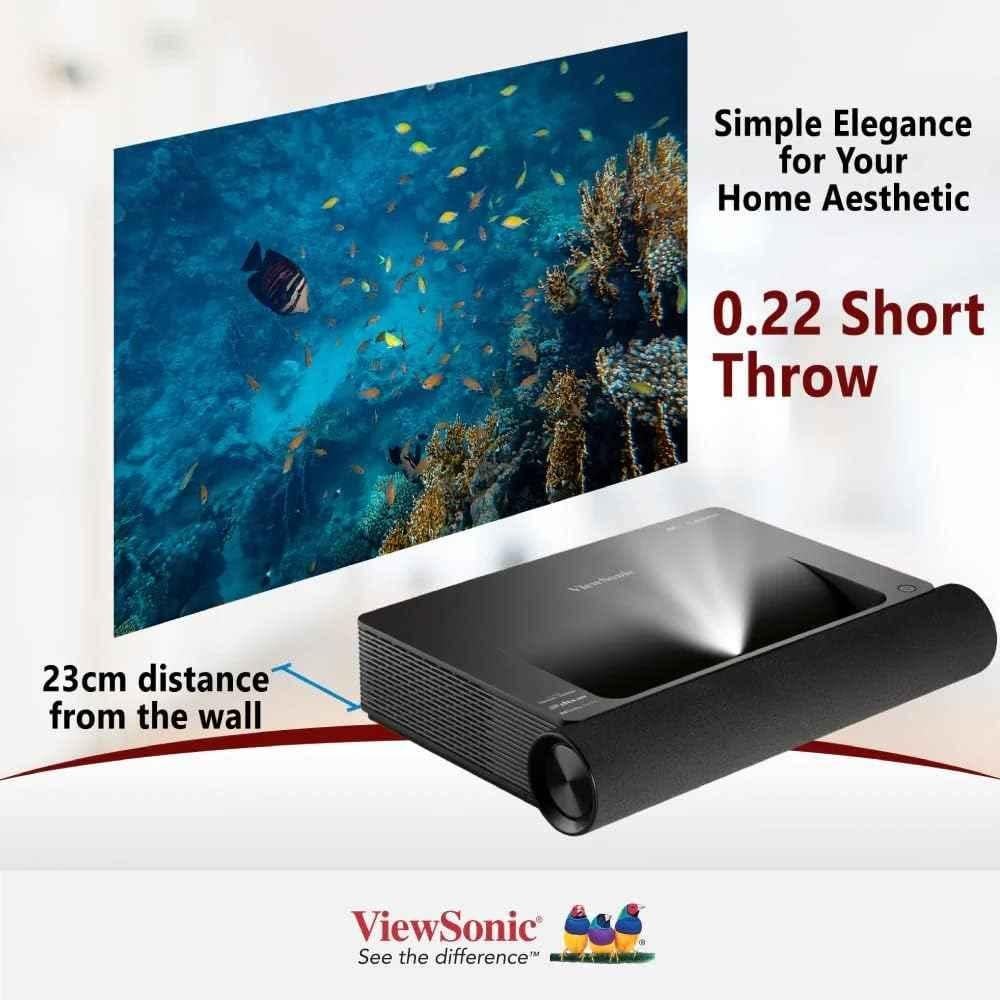 ViewSonic X2000L-4K 74W 3840x2160p 2000 ANSI Smart Projector with Dolby, DTS & 4K Support - view 2