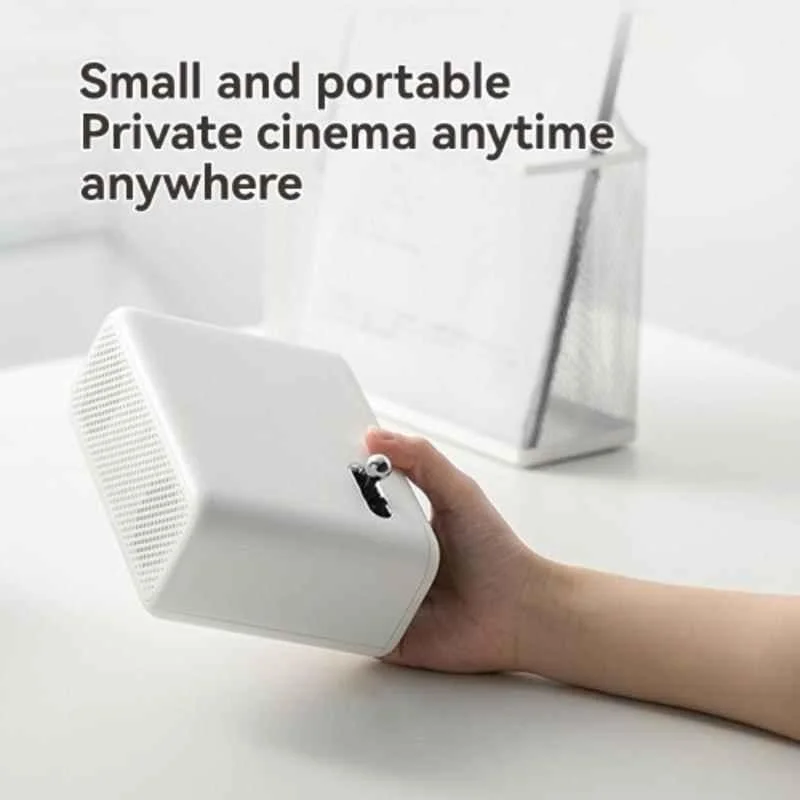 WANBO Mini Pro 8000 Lumens Portable Android Projector, Native 720p FHD, 1080p Support, Wi-Fi + BT, Netflix, Prime & More, 176" Screen, Built-in Speaker - view 2