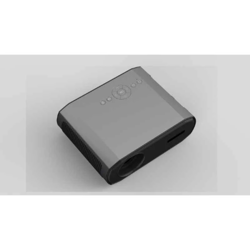PLAY MK Pro Black Grey Native Full HD 1080p 16000lm 360 deg Rotation Electronic Zoom Dual Speaker Wireless Remote Portable Projector - view 1