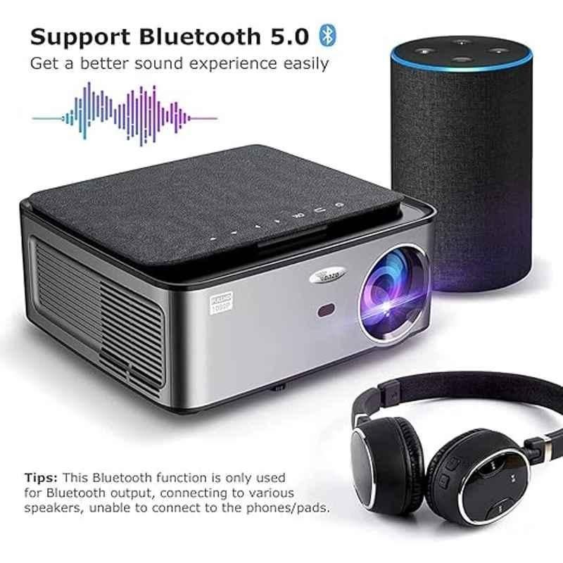 Tonzo LS 418 6500lm Android 9.0 Portable Bluetooth LED Projector 1080p Native 4K Support|WiFi, BT, USB & HDMI|300'' Screen Size|1 Year Warranty - view 2