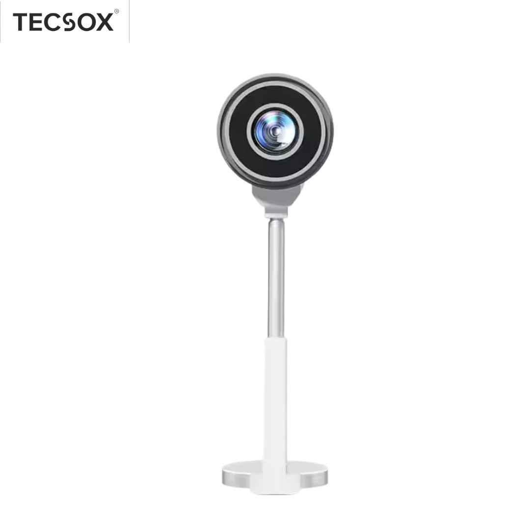 TecSox Falcon 700 ANSI Lumens Android 13 Projector, Native 720p FHD, 4K Support, Wi-Fi + Bluetooth, Unique Gimbal Design, 100 inch Screen (White) - view 2