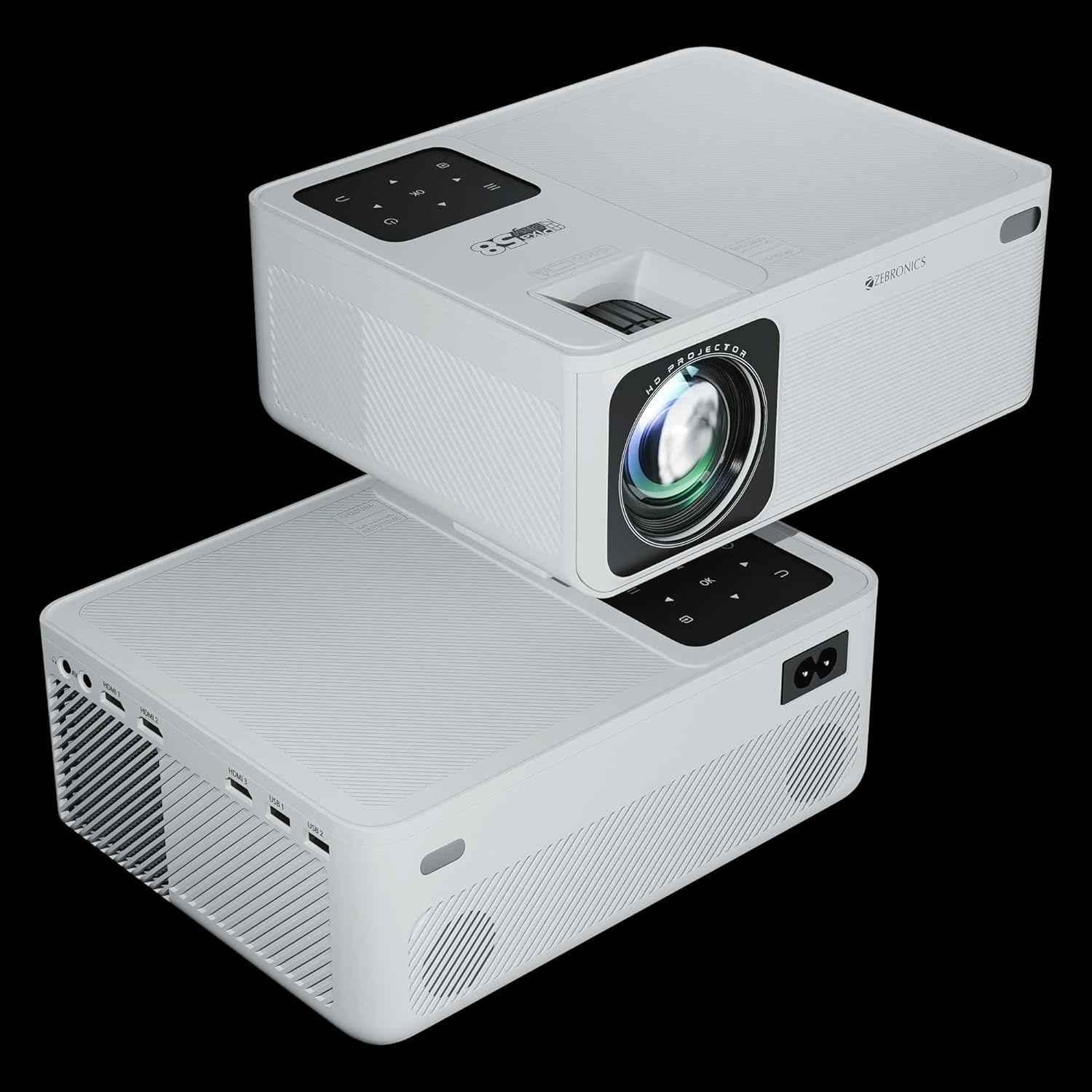Zebronics PixaPlay 58 11500lm 4K 1920x1080p Smart LED Projector with Remote Control - view 4