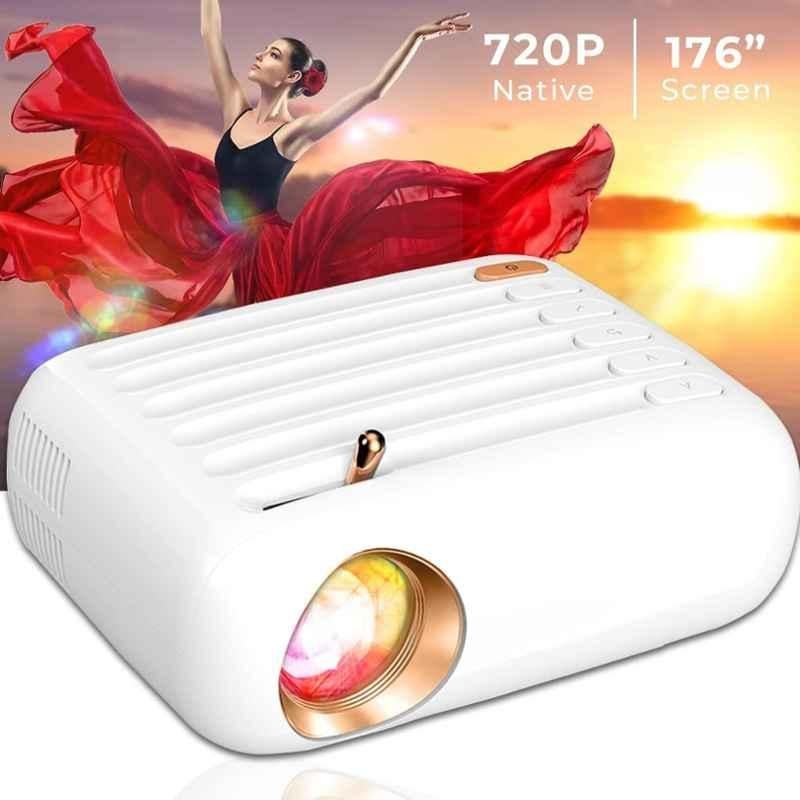 Tonzo Q2 2000lm FHD Portable LED Projector 720p Native 1080 Support|5G WiFi, USB & HDMI|176" Large Screen|Home,Office & School Use|1 Year Warranty - view 3