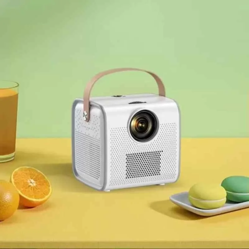 Punnkk Handy 3000 Lumens Portable Android Projector, Native 720p with 2K Support, Screencast, WiFi + Bluetooth + HDMI, InBuilt Speaker, Remote Control - view 3