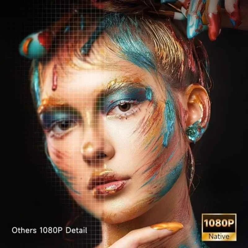Tonzo LS 212 3500lm Portable Wireless LED Projector 720p Native 1080p Supprt|Wi-Fi, USB & HDMI|Mirroring & Casting|250'' Screen Size|1 Year Warranty - view 2