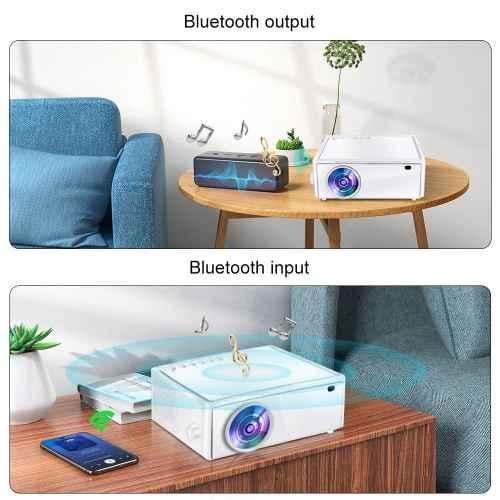 AUN MovieTime 1440p QHD Native Resolution Projector for Home 4K 60fps, 1st Android 12, 10000Lumen (800 ANSI) 5G WiFi Bluetooth Inbuilt Netflix PrimeVideo Hotstar 10W Speaker HDMI USB 300" Max Display - view 1