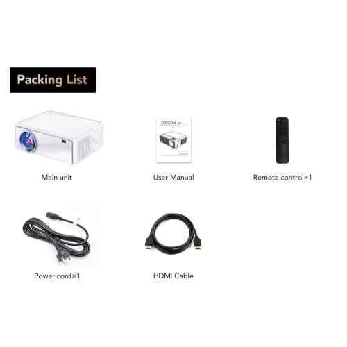 AUN MovieTime 1440p QHD Native Resolution Projector for Home 4K 60fps, 1st Android 12, 10000Lumen (800 ANSI) 5G WiFi Bluetooth Inbuilt Netflix PrimeVideo Hotstar 10W Speaker HDMI USB 300" Max Display - view 2