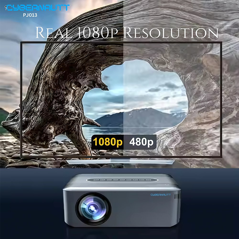 Cybernautt PJ013 8500lm 4k Supported Smart Android Projector - view 1
