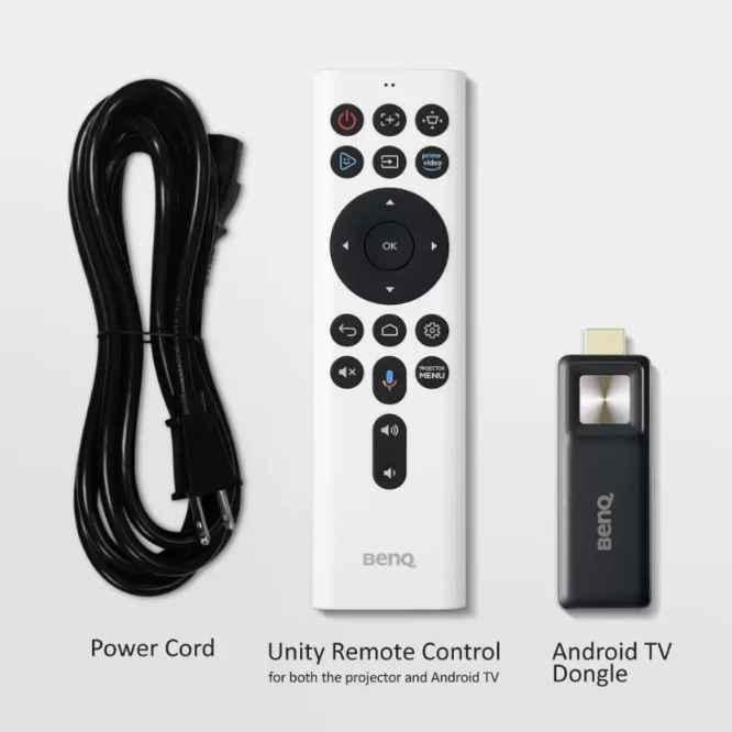 BenQ TK700STi 3000 ANSI lumens Smart Short Throw Projector, 2160p 4K UHD HDR, Android TV, 16ms Low Input Lag, Google Cast, 3D Keystone, 200" Screen - view 1