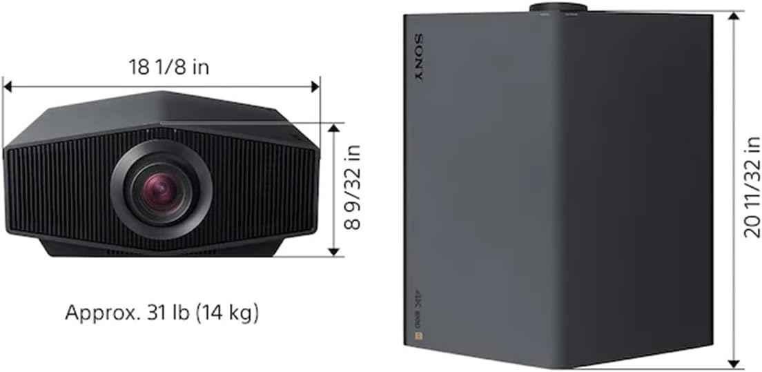 Buy Sony XW 3200lm 4K Native SXRD Laser LCD Projector, VPL-XW7000ES Online At Best Price On Moglix - view 1