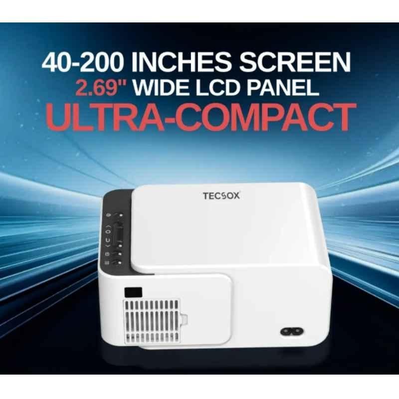TecSox Revo 8GB 1080p Projector with Android 13, Wi-Fi6 & 4K Resolution Support - view 1