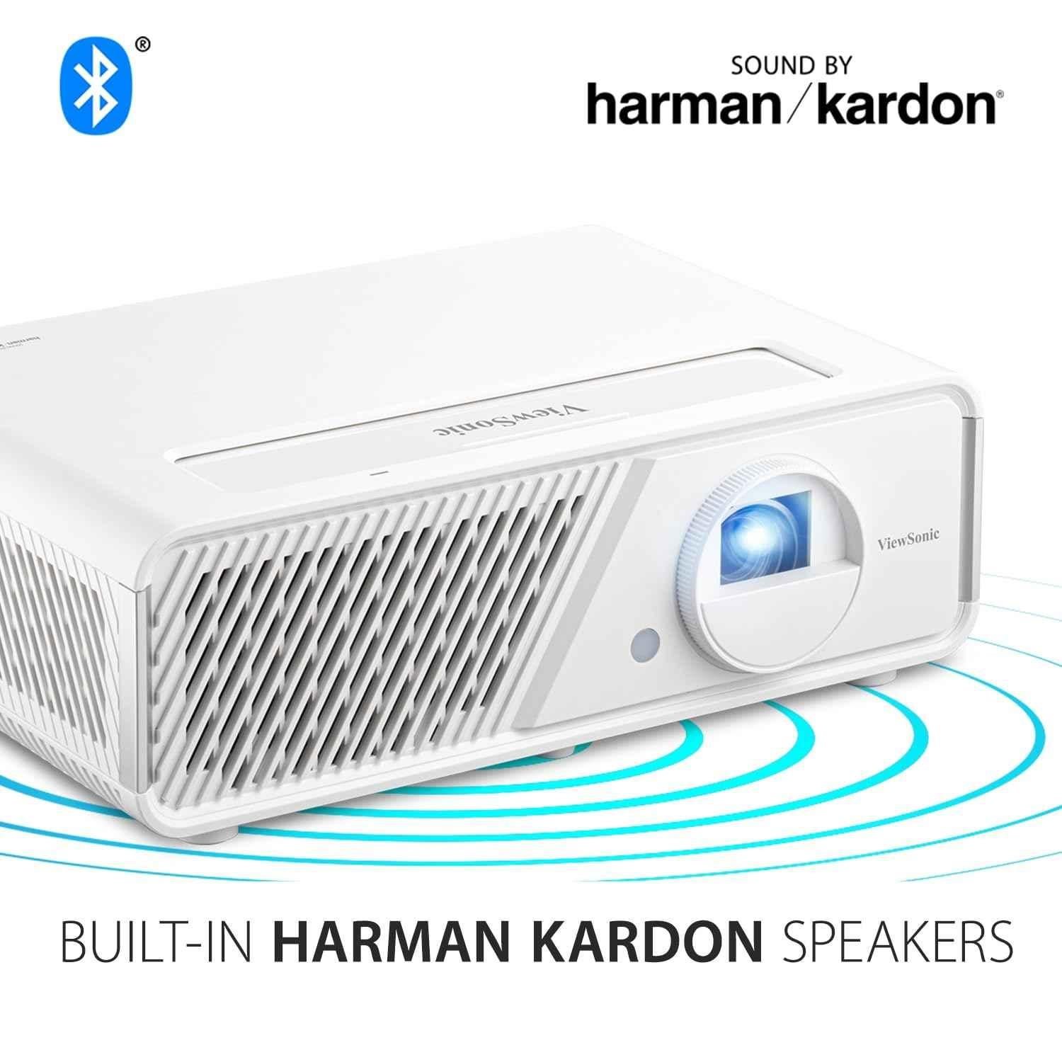 ViewSonic X1 218W 3840x2160p 3100lm Smart Projector with 4K Support & 100 inch Display - view 3