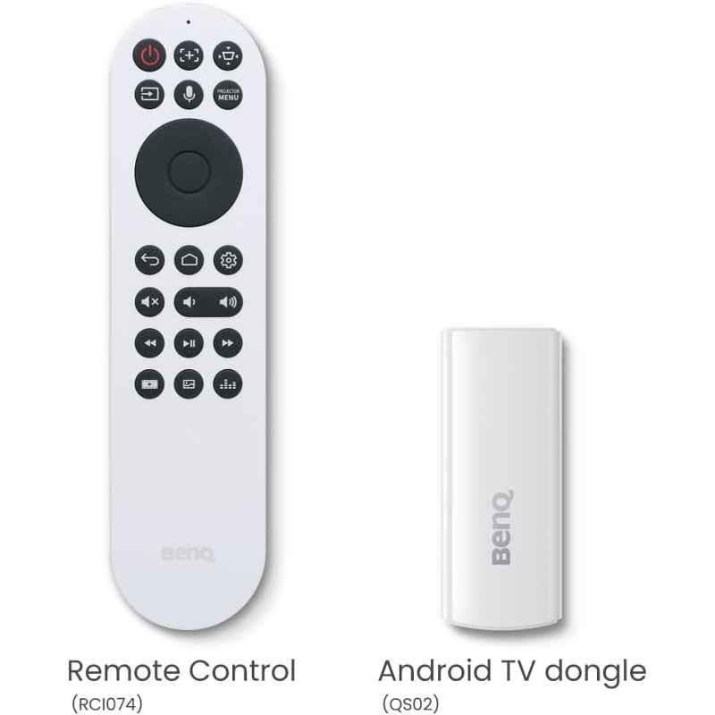 BenQ TK860i 3300 ANSI Lumens Smart Home Theater Projector, 2160p, Android TV with Netflix, Vertical Lens Shift, 2D Keystone, 10W Stereo Speaker - view 3