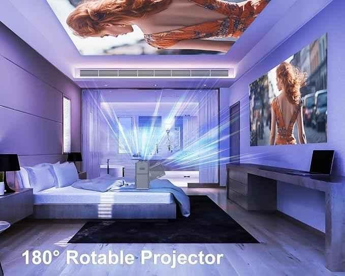 Toptro Free Style 1080p 4K 6000lm Projector with Android 11, Wi-Fi, Bluetooth, Inbuilt Netflix, Prime Video, Hotstar & 3W Speaker - view 1