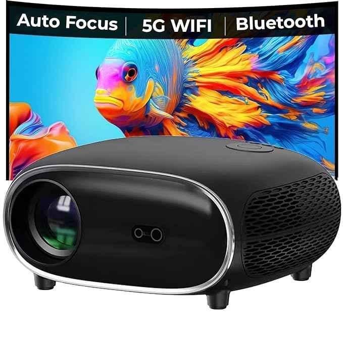 Toptro SmartPix 1080p 4K HDR 8800lm Full HD Android Projector with HDMI ARC, Dual Wi-Fi & BT, YouTube, Netflix & Prime for Home - view 2