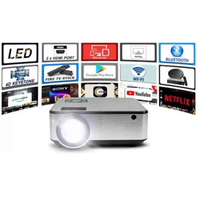 IBS C9 720p 3800lm Real HD Grey Portable Projector - view 1