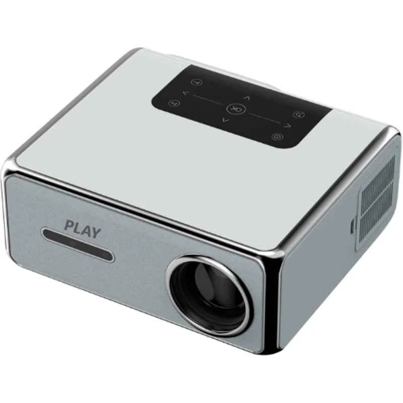 PLAY MK2 Pro White Native Full HD 1080p 20000lm Android 1+8GB Screen Mirroring 5G WiFi Eco-Friendly Remote Projector - view 2