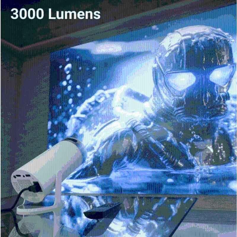 Zebronics PixaPlay 62 304cm 1080p 3000lm Wireless Portable Projector with Remote Control - view 4
