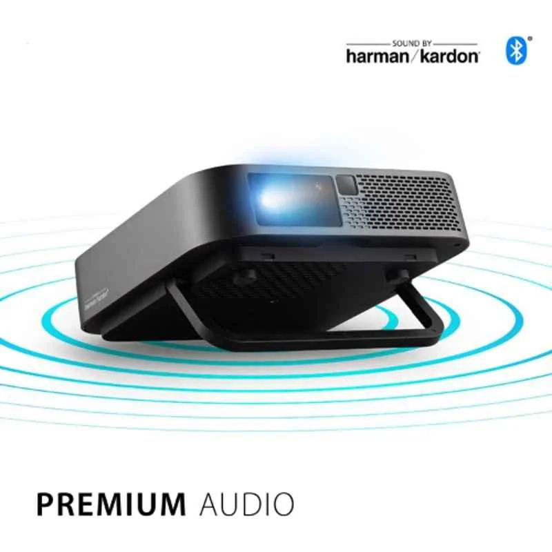 ViewSonic M2e Instant Smart 1080p Portable LED Projector with Harman Kardon Speakers - view 5
