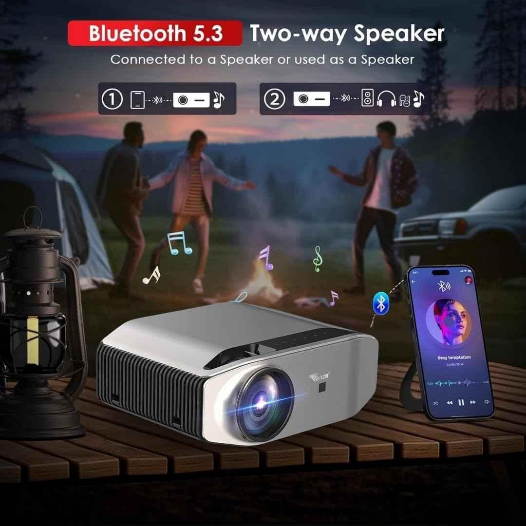 Tonzo LS 850 8500lm Android FHD Projector 1080p Native 4K Support| WiFi Bluetooth USB & HDMI|Auto Focus|300'' Screen|Preinstalled OTT|1 Year Warranty - view 1