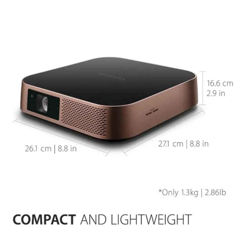 ViewSonic M2 Full HD 1080p Smart Portable LED Projector with Harman Kardon Speakers - view 3
