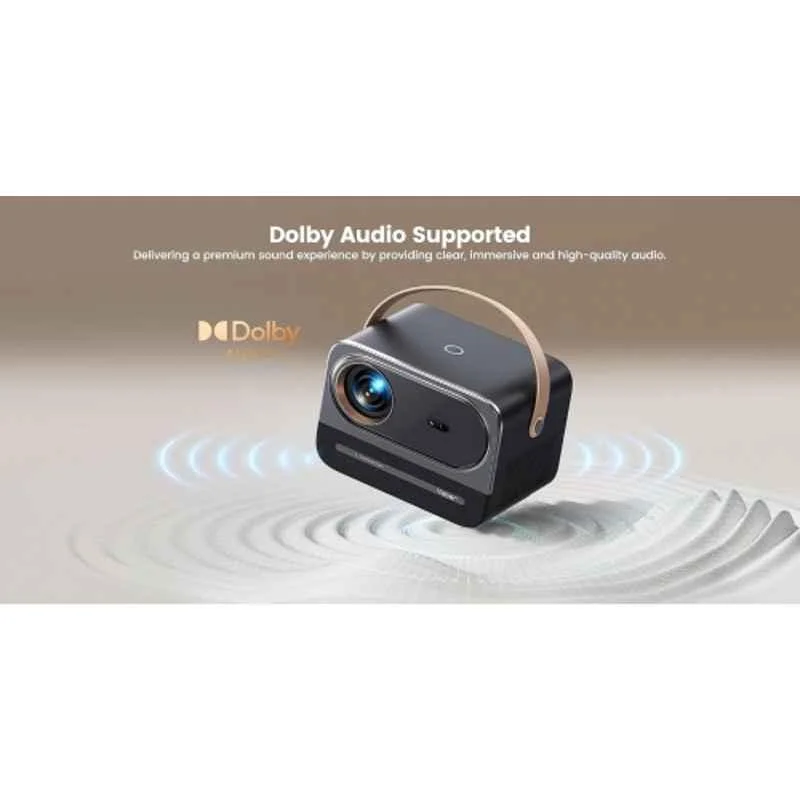 Yaber U12 700 ANSI Lumens Portable Projector, Native 1080p FHD, Dolby Audio, Detachable Gimbal Handle, Linux OS Preloaded OTTs, Dust-Proof Engine - view 2
