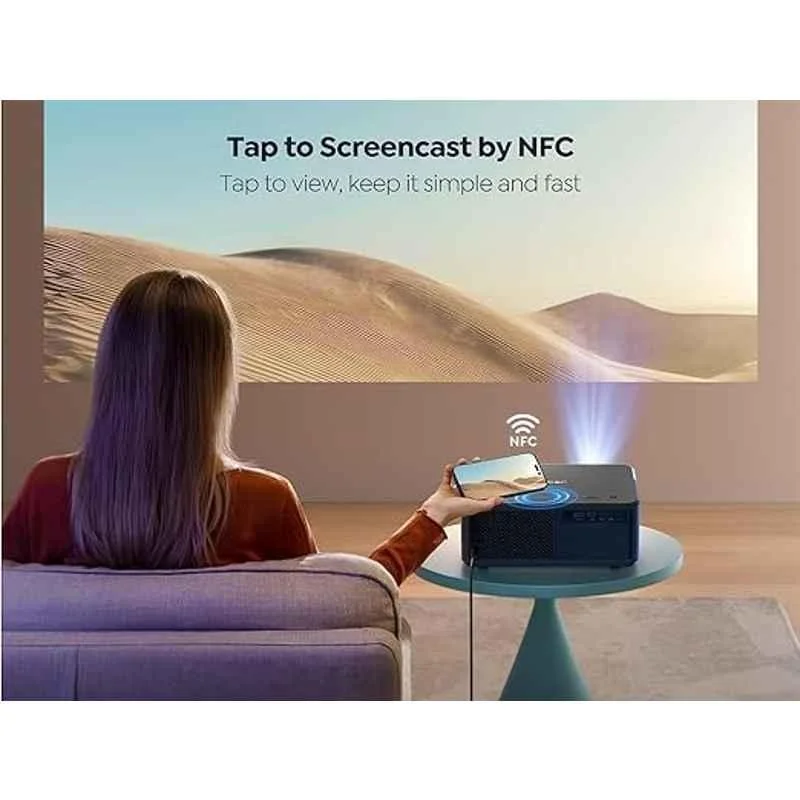Yaber K2S 800 ANSI 1080p FHD Movie Projector with Wi-Fi 6, Bluetooth, Built-in TV Dongle, Dolby Audio, Auto Focus & Keystone - view 4