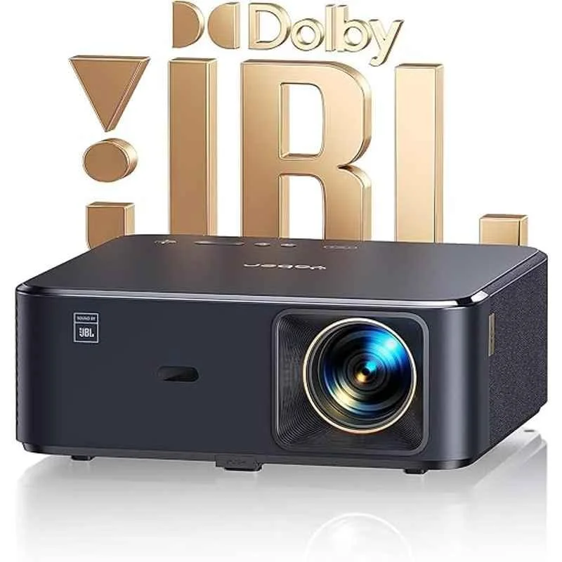 Yaber K2S 800 ANSI 1080p FHD Movie Projector with Wi-Fi 6, Bluetooth, Built-in TV Dongle, Dolby Audio, Auto Focus & Keystone - view 5