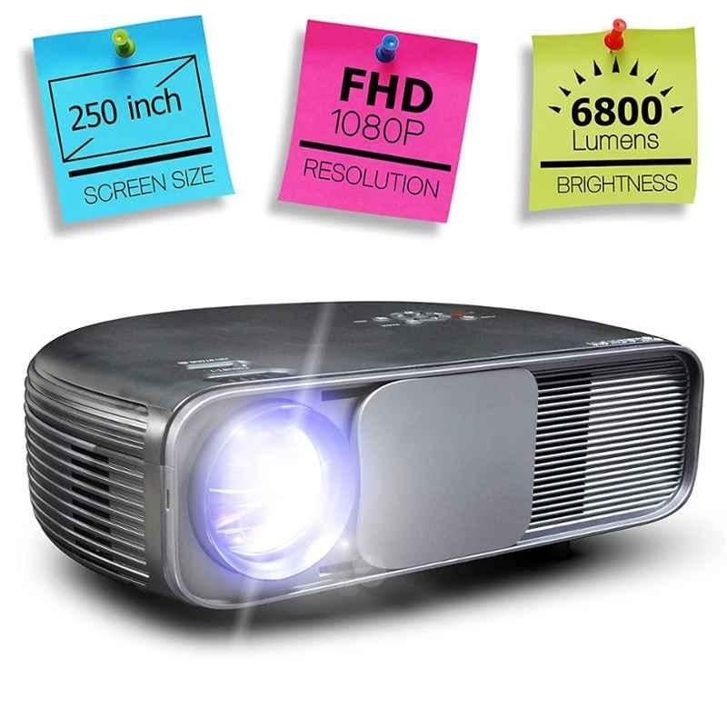 XElectron CL760 6800 Lumen Portable LED Projector, FHD 1080p Native, 4K Support, Bluetooth, 250" Screen, Built-in Stereo Speaker, Vertical Keystone - view 2