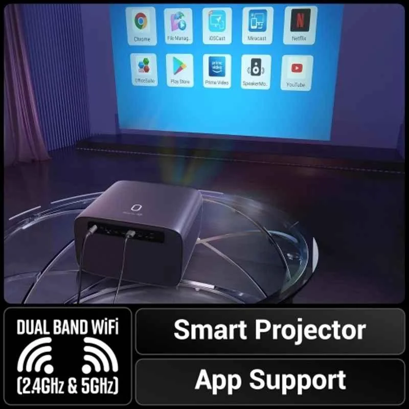 Zebronics Pixaplay 59 200 inch 20000lm Smart LED Projector with Remote Control - view 2