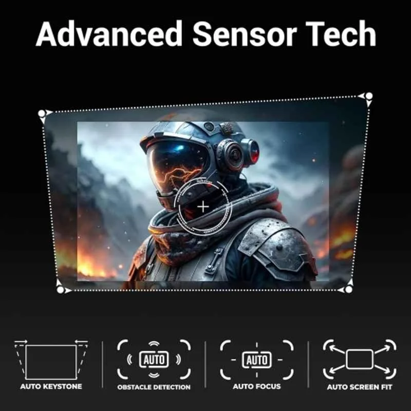 Zebronics Pixaplay 59 200 inch 20000lm Smart LED Projector with Remote Control - view 4