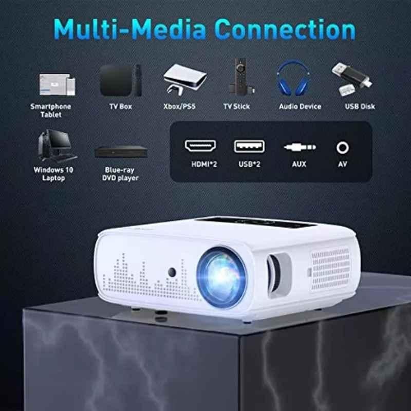 Play MP8 8000lm Android 9.0 3D 4K White Full HD LED Projector - view 4