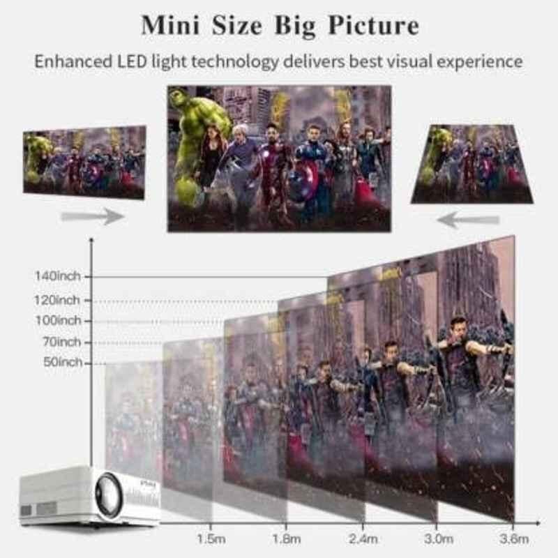 Play 1920x1080p Android Full HD LED Projector, MP1 - view 1