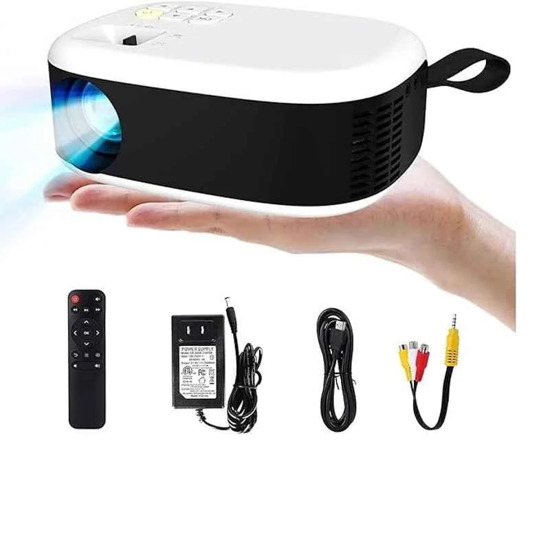 Divine Andriod 5G WiFi Projector Home 4K Support 1080P Smartphone Full HD Portable Builtin YouTube Other Apps Auto Keystone 4000 Lumens 200 inch Screen Compatible 4K TV Stick - view 3