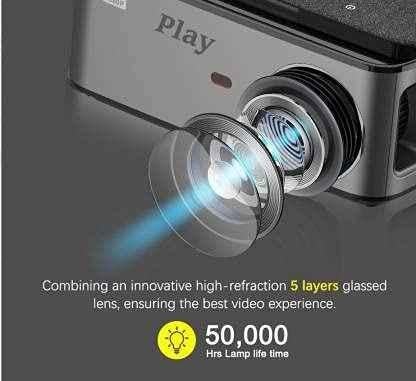 Play MP9 9500lm 1920x1080p Portable Android LED HD Projector - view 3